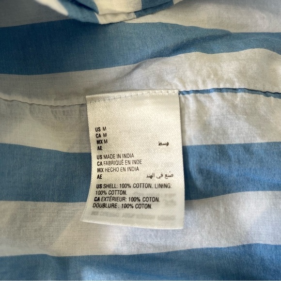 Style & Co Cotton Striped Sleeveless Tiered Midi/Maxi Dress Size M - Picture 8 of 9